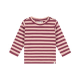 A Tiny Story Longsleeve - Gestreept - Dark Red