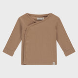 A Tiny Story Longsleeve Met Overslag Bruin