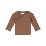 A Tiny Story Overslagshirtje - Ribstof Coffee