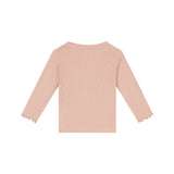 A Tiny Story Longsleeve - Ribstof Oldpink