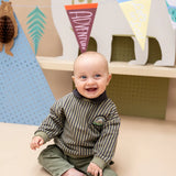 Babyface Boys Sweater Streep - Groen