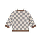 Babyface Boys Vest - Geruit - Steel