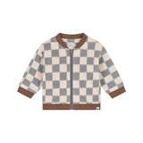 Babyface Boys Vest - Geruit - Steel