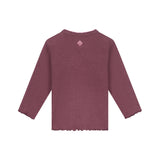 Babyface Girls Longsleeve - Konijntje - Bordeaux