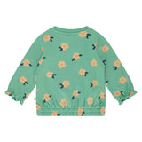 Babyface Girls Sweater Bloemen Groen