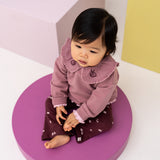 Babyface Girls Sweater - Kraagje - Konijntjes - Rosewood
