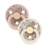 BIBS x Liberty 2-Pack Rond Eloise Blush Mix