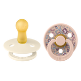 BIBS x Liberty 2-Pack Rond Eloise Blush Mix