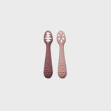 Chewies & More 2-Pack Sensorische Lepels Rose/Blush