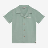 Daily7 Boys Polo Blouse Korte Mouw Zeegroen