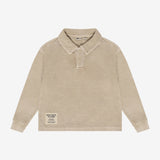 Daily7 Boys Longsleeve Polo - Ginger Root