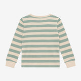 Daily7 Boys Longsleeve Streep Zeegroen