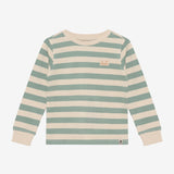 Daily7 Boys Longsleeve Streep Zeegroen