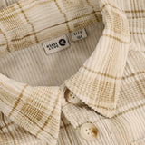 Daily7 Boys Geruite Blouse - Beige