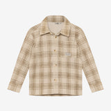 Daily7 Boys Geruite Blouse - Beige