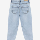 Daily7 Boys Spijkerbroek Barrel Fit Blue Denim