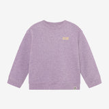 Daily7 Boys Oversized Sweater Backprint - Purple Melange