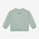 Daily7 Boys Oversized Sweater Print Zeegroen