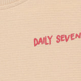 Daily7 T-Shirt Print Sand