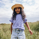 Daily7 Girls Denim Short Hartjes