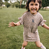 Daily7 T-Shirt Jurk Panterprint