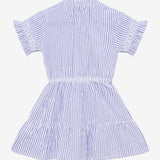 Daily7 Girls Jurk Ruches Strepen