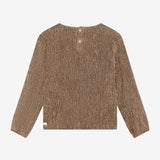 Daily7 Girls Longsleeve Velvet - Brown