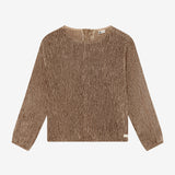 Daily7 Girls Longsleeve Velvet - Brown