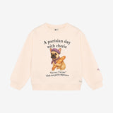 Daily7 Girls Sweater Print Parisian - Pearl
