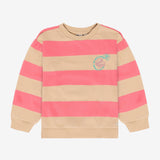 Daily7 Girls Sweater Backprint Macaron - Pink/Sand