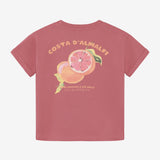 Daily7 Girls T-Shirt Backprint Heather Rose