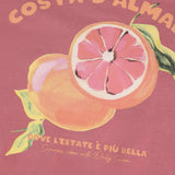 Daily7 Girls T-Shirt Backprint Heather Rose