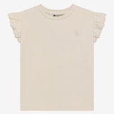 Daily7 Girls T-Shirt Broderie Sand