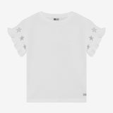 Daily7 T-Shirt Sterren Wit