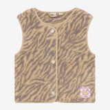 Daily7 Girls Teddy Gilet - Animal Print