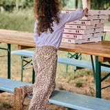 Daily7 Girls Wijde Broek Panterprint