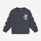 Daily7 Boys Oversized Sweater - Badges
