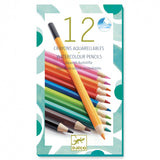 Djeco Aquarelpotloden - 12 Stuks