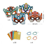 Djeco DIY Knutselset 5+ Robot Maskers Maken