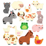 Djeco Herbruikbare Stickers - Boerderijdieren