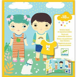 Djeco Herbruikbare Stickers - Outfits