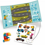 Djeco Herbruikbare Stickers - Voertuigen