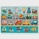 Djeco Houten Puzzel - Vroom