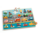 Djeco Houten Puzzel - Vroom