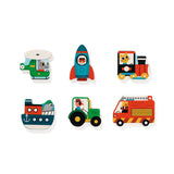 Djeco Houten Puzzel - Vroom