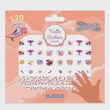 Djeco 120 Nagelstickers - Veren
