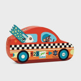 Djeco Puzzel - De Racewagen