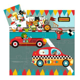 Djeco Puzzel - De Racewagen