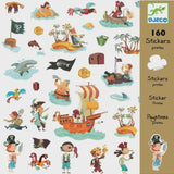 Djeco 160 Stickers - Piraten
