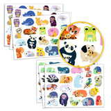 Djeco Stickers voor Peuters - Moeder & Baby - dieren